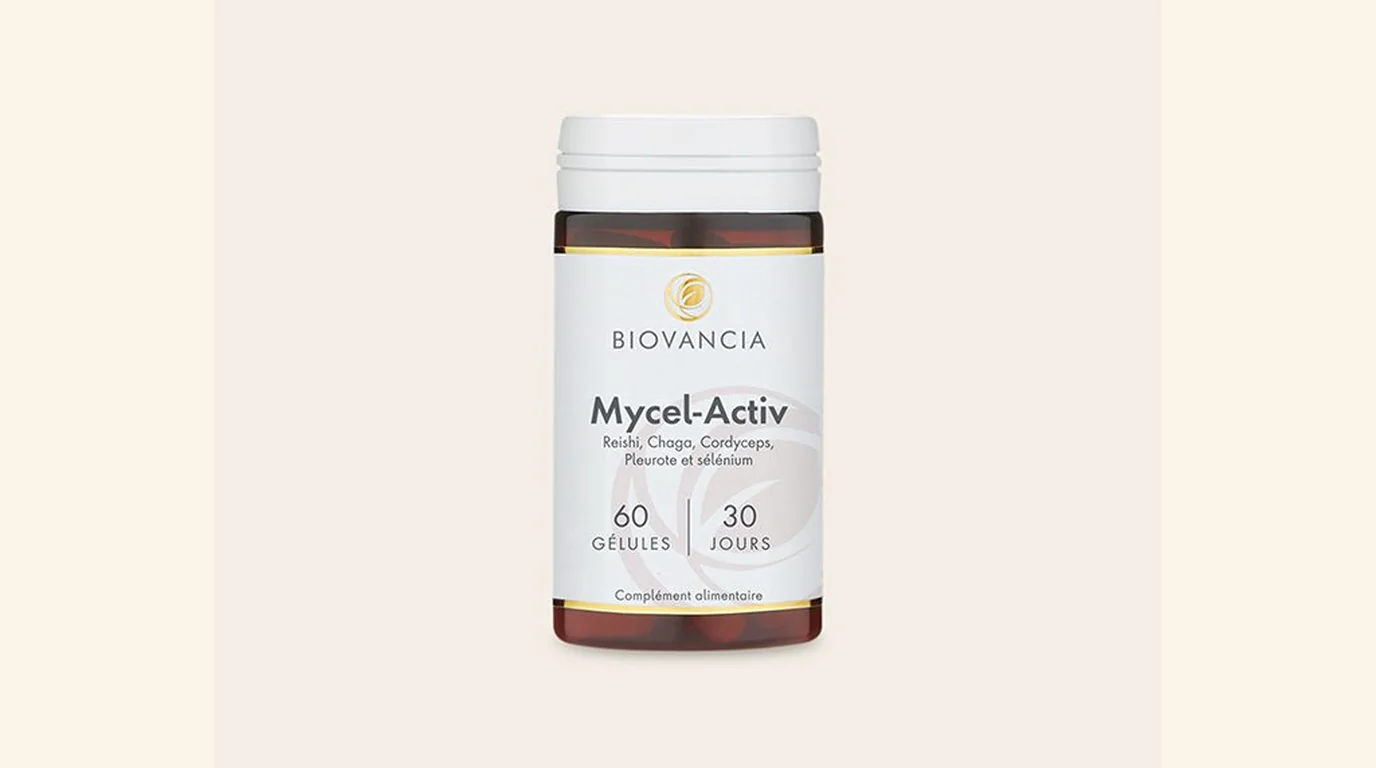Photo du flacon Mycel-Activ Biovancia, test 60 jours par Claire Lambert