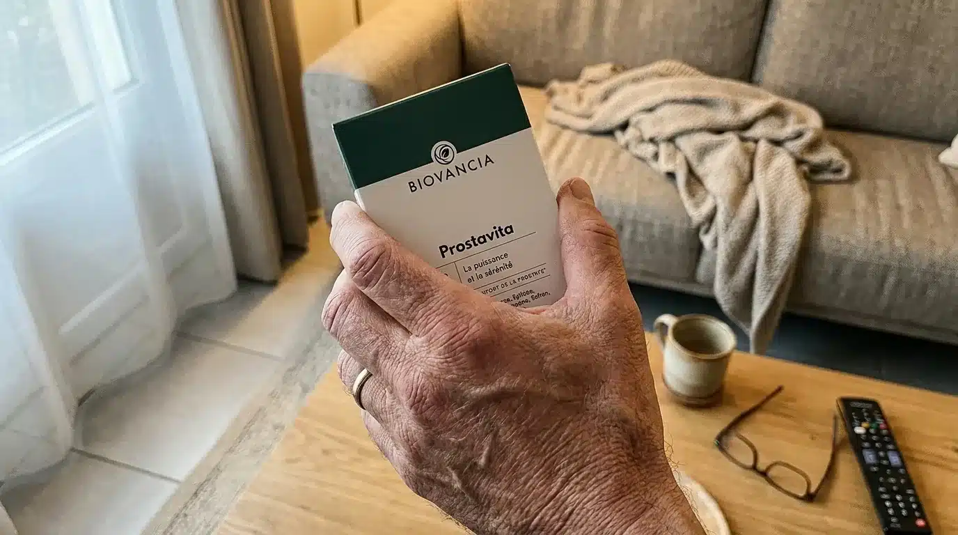 Photo UGC de Prostavita tenue par Jean-Pierre, mari de Claire, après 60 jours de cure